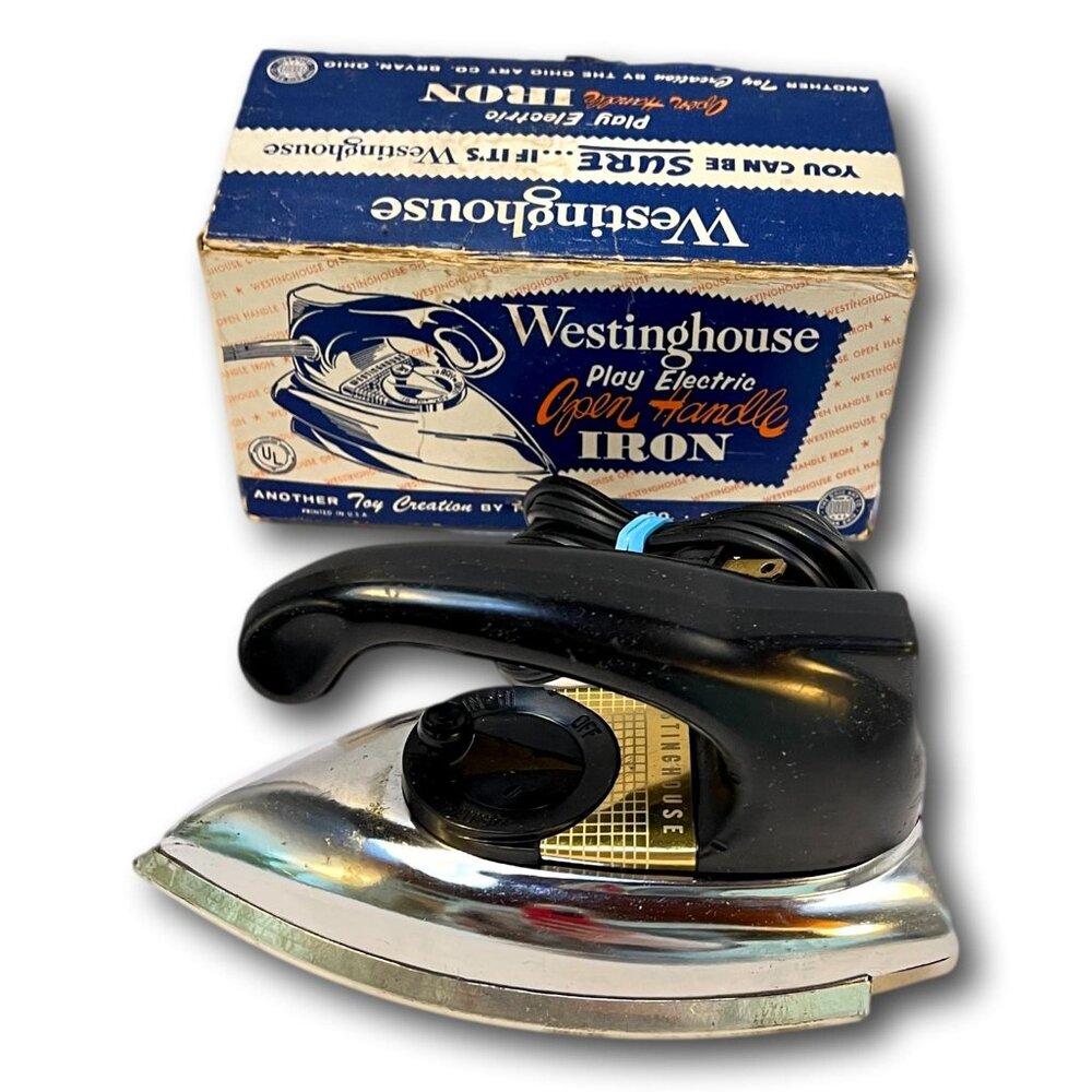 Westinghouse Toy‎ Iron Original Box Circa 1950's Tested Working Made USA